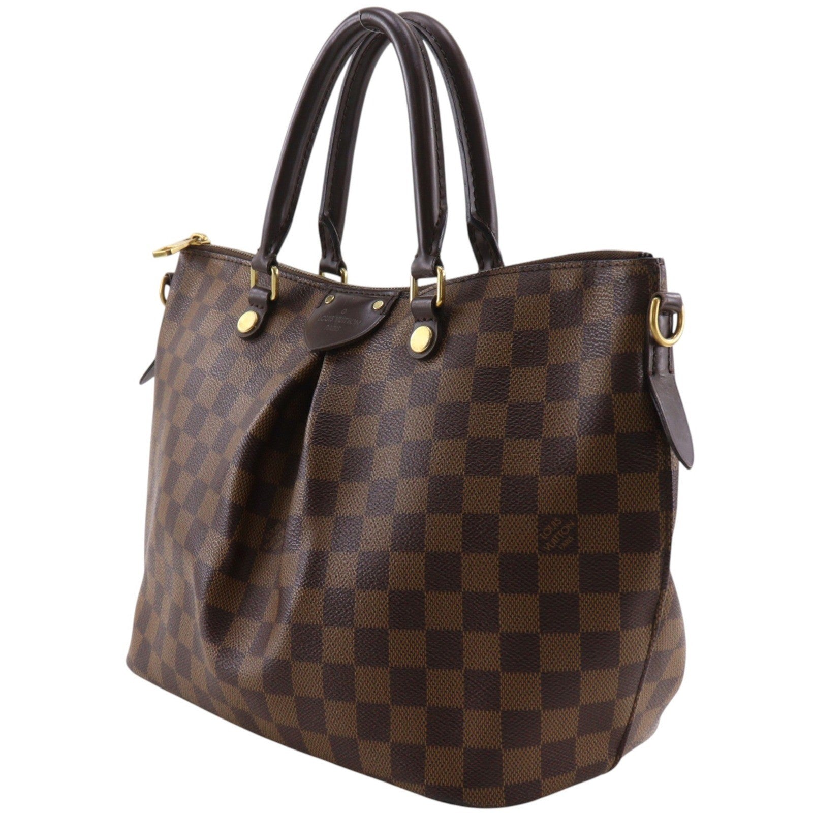 Louis Vuitton Siena Damier Brown Canvas Handbag (Pre-Owned)