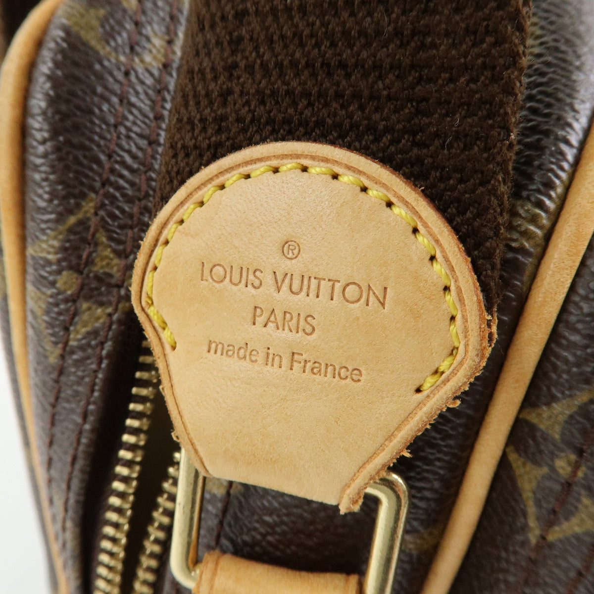 Louis Vuitton Reporter Monogram Canvas Brown Canvas Shoulder Bag Bag (Pre-Owned)