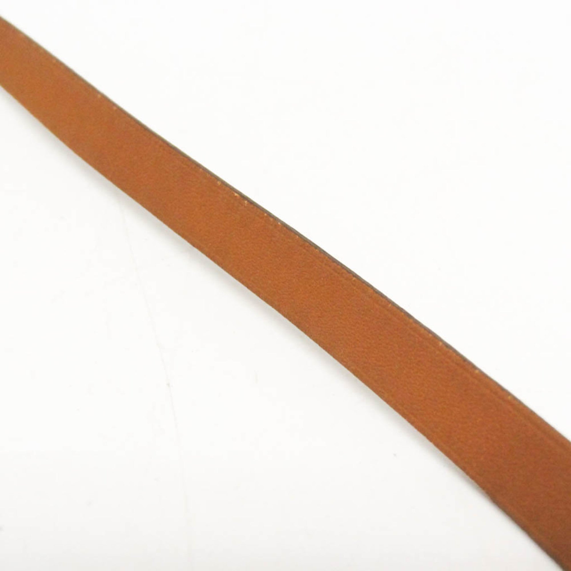 Hermes Hapi 3 Leather Beige Leather Bracelet Jewelry (Pre-Owned)