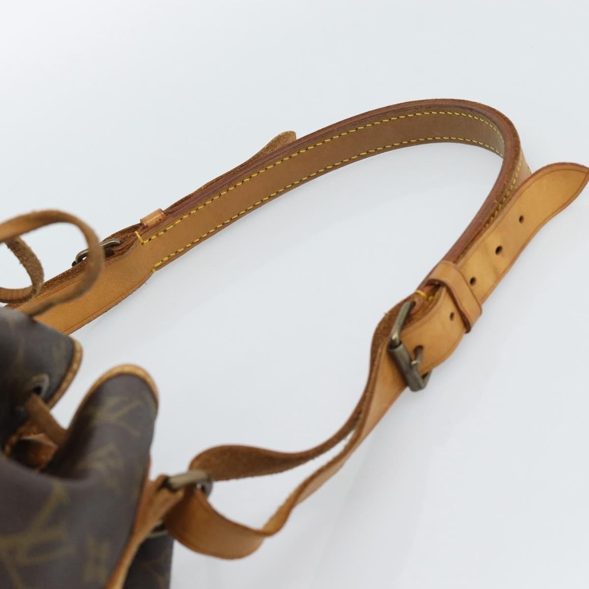 Louis Vuitton Petit Noe Monogram Canvas Brown Canvas Shoulder Bag Bag (Pre-Owned)