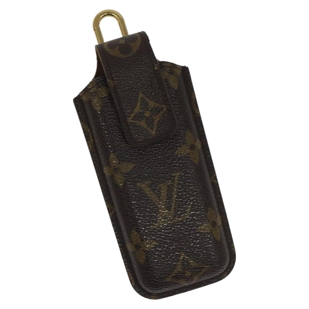 Louis Vuitton Étui Téléphone Monogram Canvas Brown Canvas Tech Accessory Accessory (Pre-Owned)