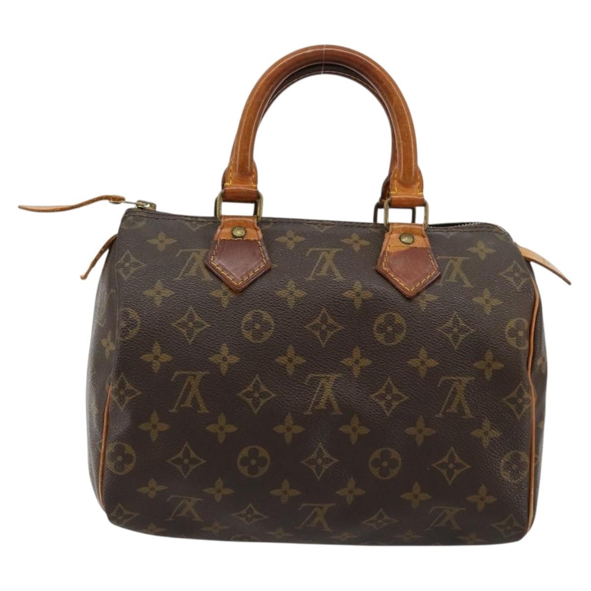 Louis Vuitton Speedy Monogram Canvas Brown Canvas Handbag (Pre-Owned)