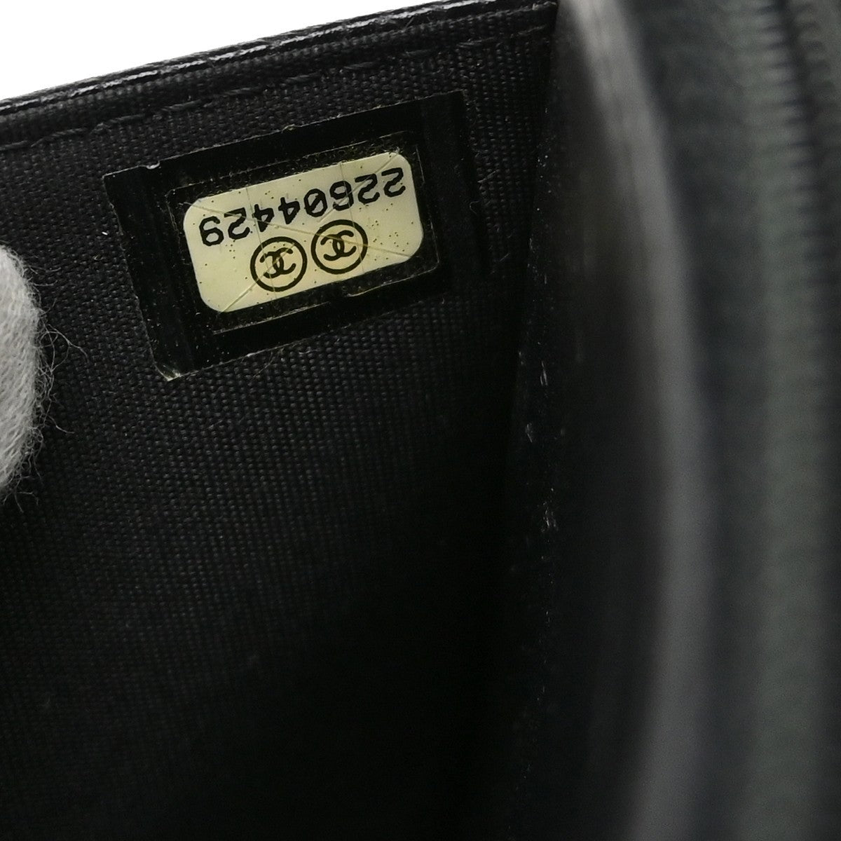 Chanel Wallet On Chain Caviar Black Leather Clutche & Pouche Bag (Pre-Owned)