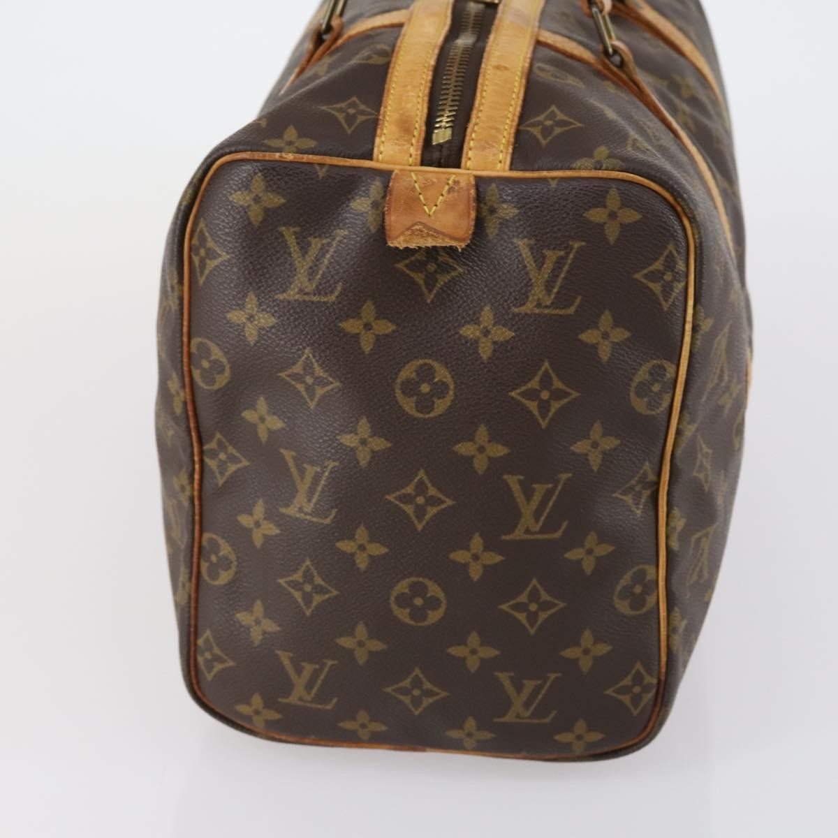 Louis Vuitton Sac Souple Monogram Canvas Brown Canvas Travel Bag Bag (Pre-Owned)