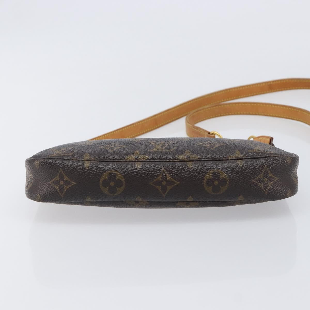 Louis Vuitton Pochette Accessoires Nm Monogram Canvas Brown Canvas Clutche & Pouche Bag (Pre-Owned)