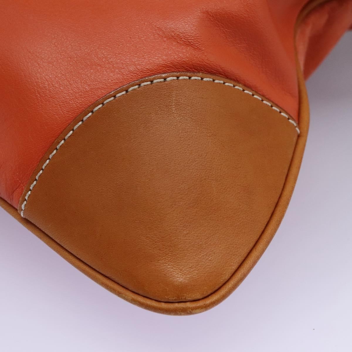 Burberry Blue Label Suede Orange Suede Shoulder Bag Bag (Pre-Owned)