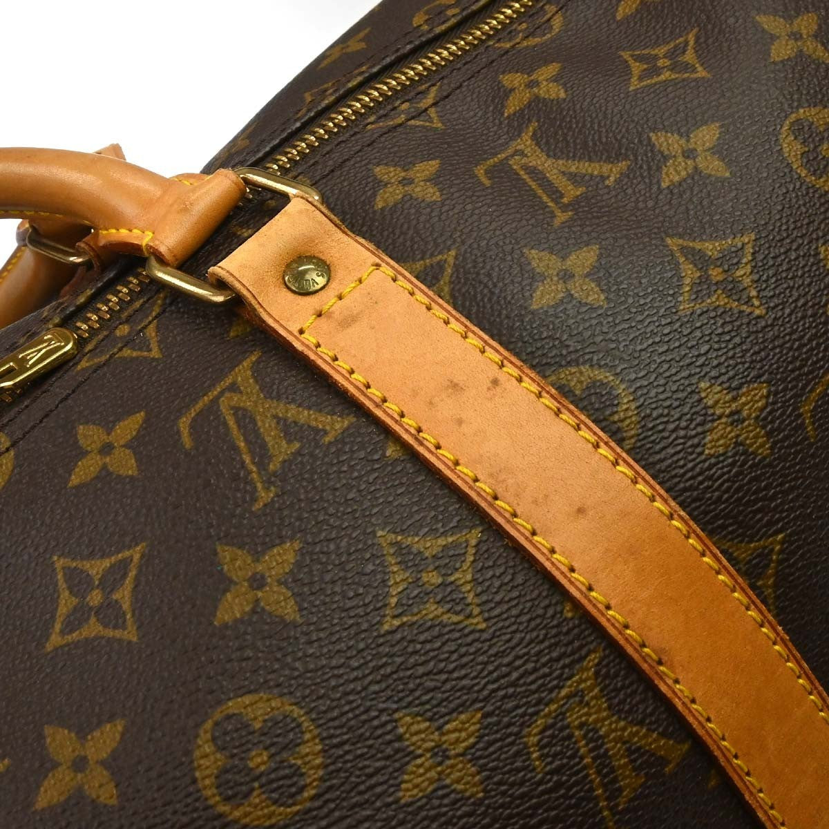 Louis Vuitton Keepall Monogram Canvas Brown Canvas Travel Bag Bag (Pre-Owned)