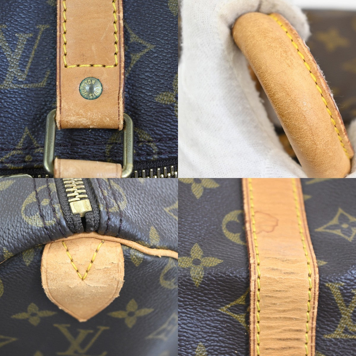 Louis Vuitton Keepall Monogram Canvas Brown Canvas Travel Bag Bag (Pre-Owned)