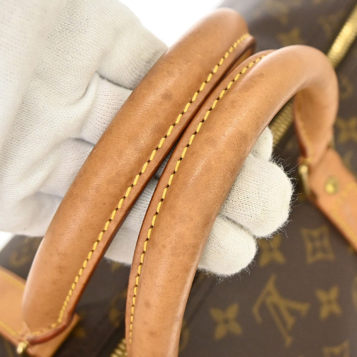 Louis Vuitton Keepall Monogram Canvas Brown Canvas Travel Bag Bag (Pre-Owned)
