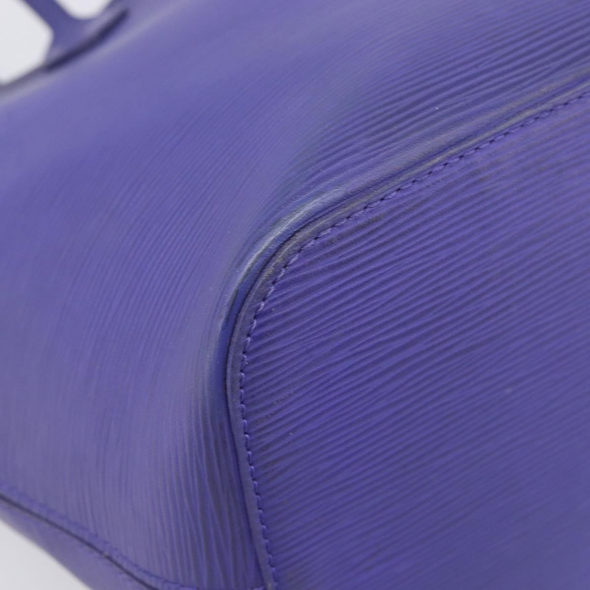Louis Vuitton Neverfull Epi Leather Purple Leather Tote Bag Bag (Pre-Owned)