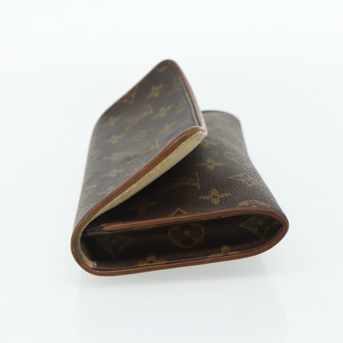 Louis Vuitton Twin Monogram Canvas Brown Canvas Clutche & Pouche Bag (Pre-Owned)