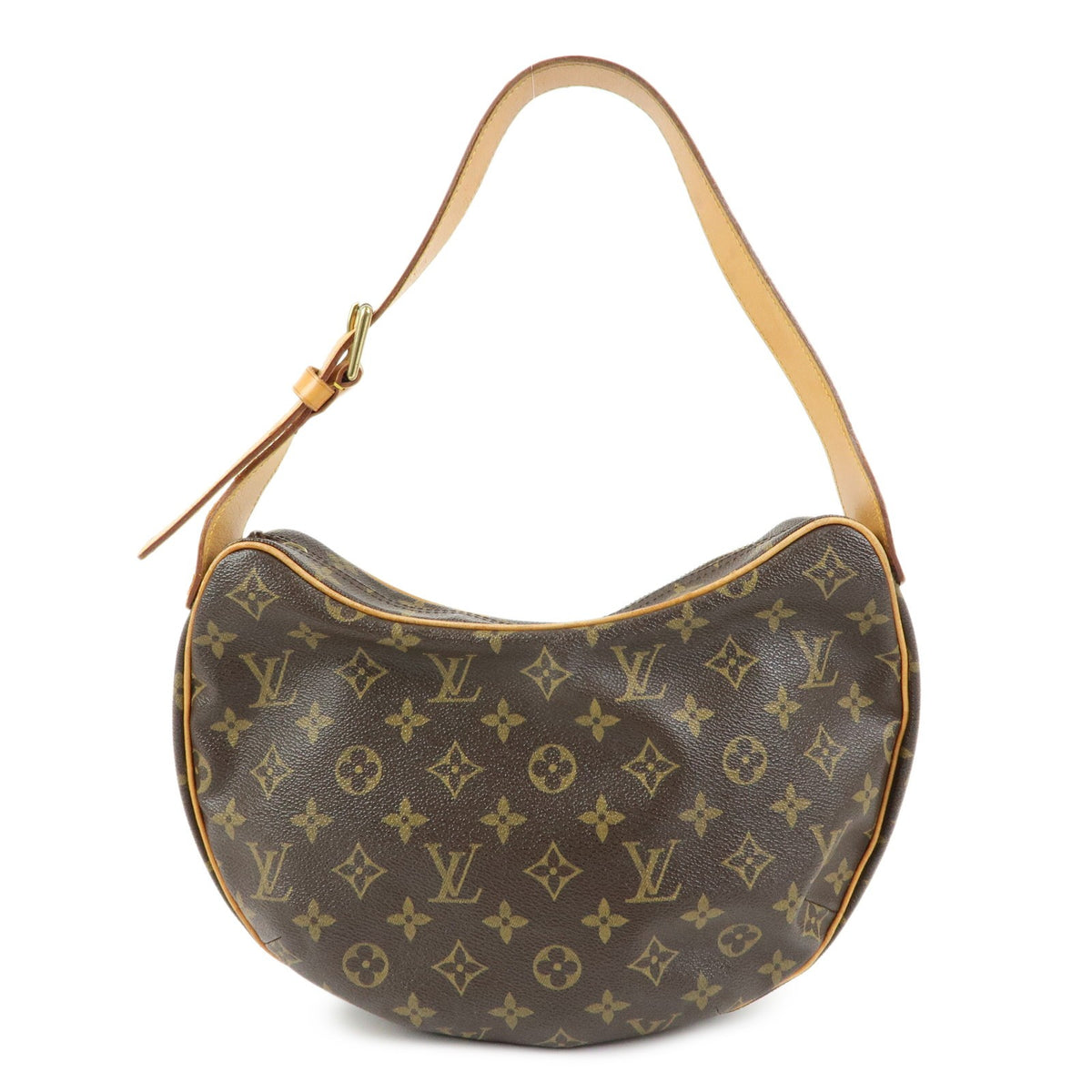 Louis Vuitton Croissant Monogram Canvas Brown Canvas Handbag (Pre-Owned)