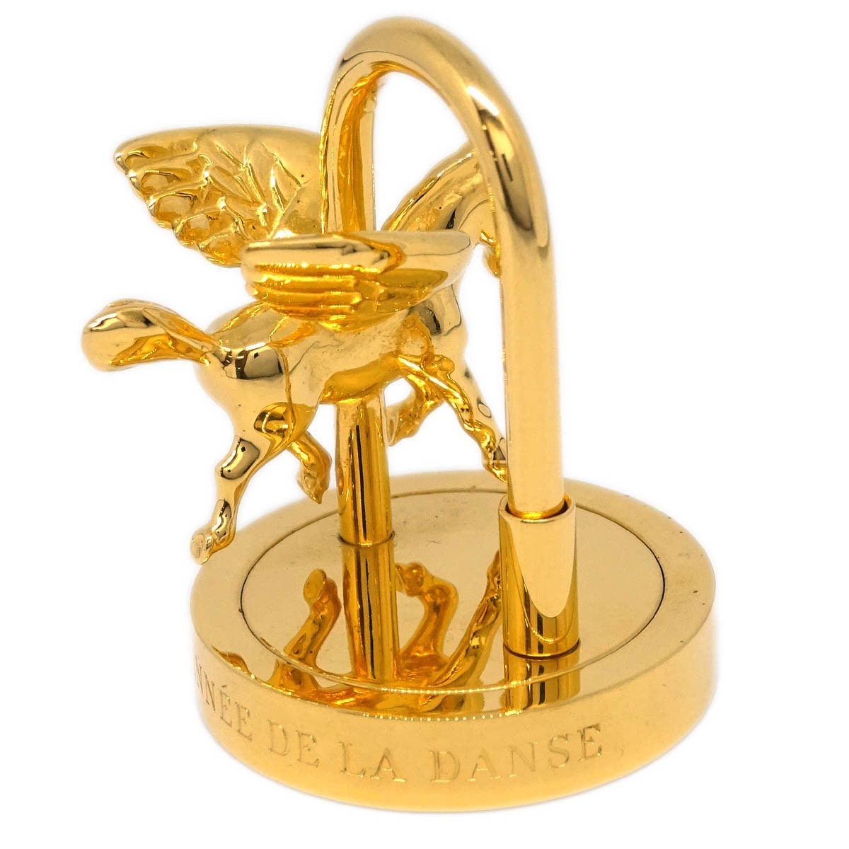 Hermes Pegasus Cadena Lock Charm Metal Gold Gold_Plated Charms And Keychains Accessory (Pre-Owned)