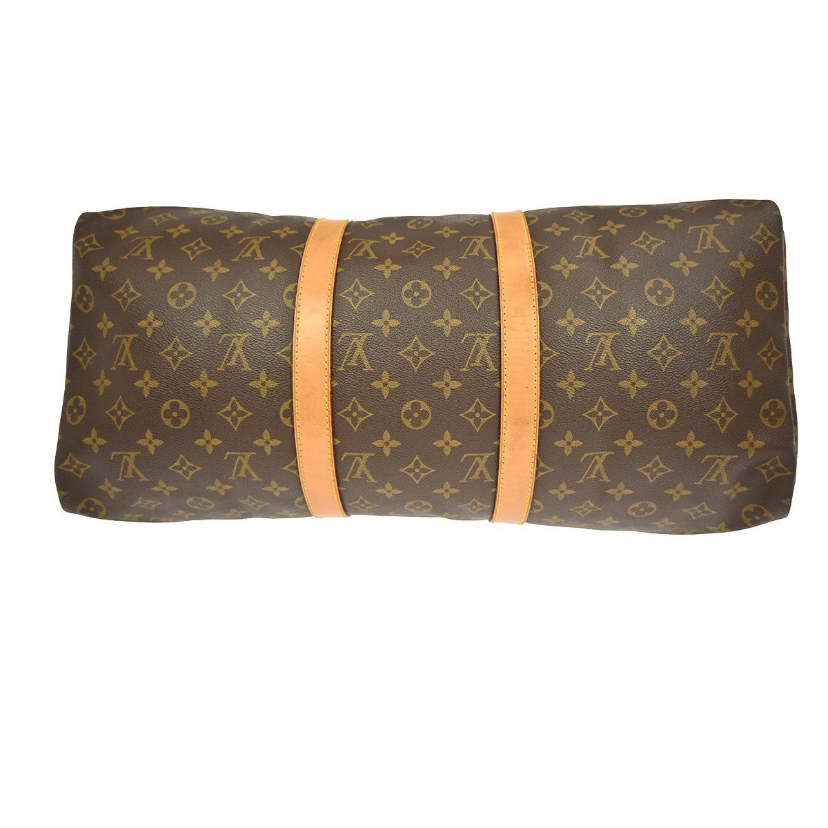 Louis Vuitton Keepall Monogram Canvas Brown Canvas Travel Bag Bag (Pre-Owned)