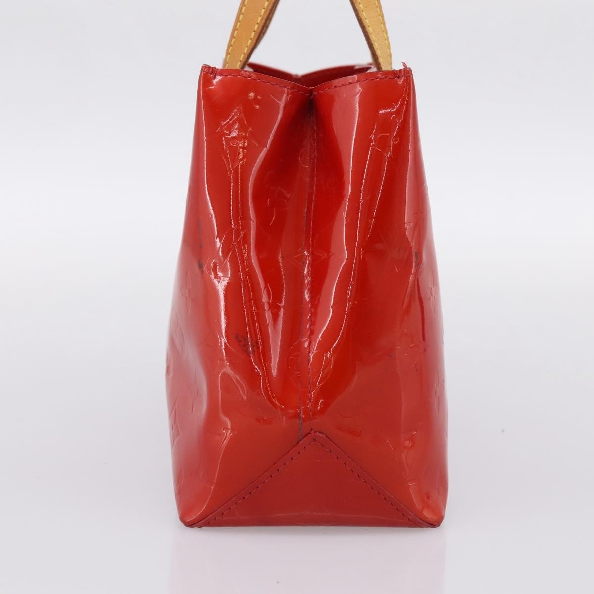 Louis Vuitton Reade Monogram Vernis Red Patent_Leather Handbag (Pre-Owned)