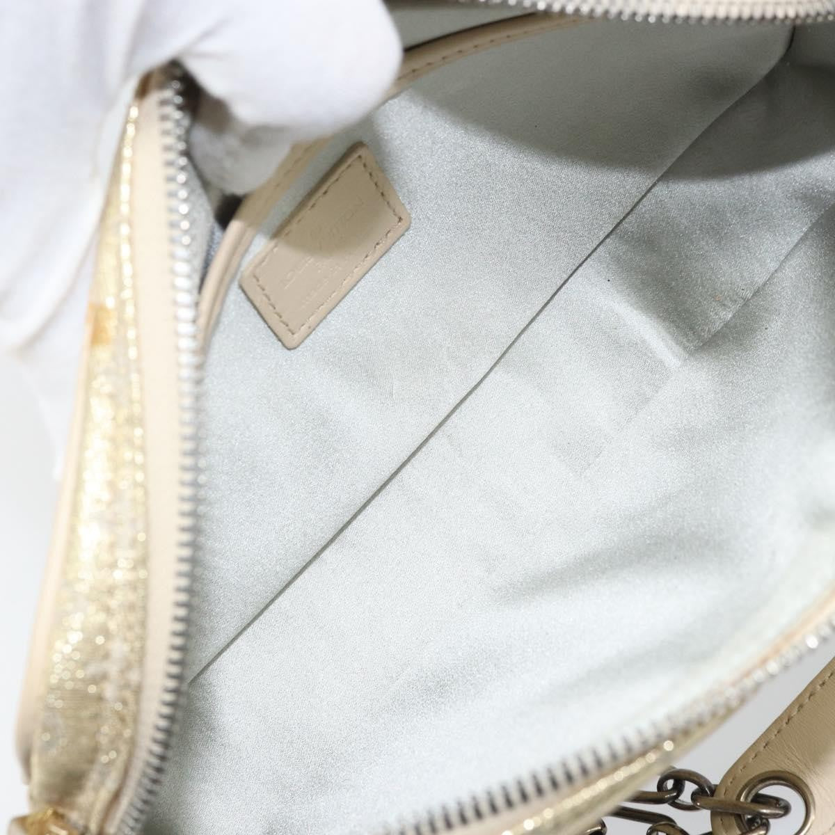 Louis Vuitton Mckenna Mini Lin Gold Canvas Shoulder Bag Bag (Pre-Owned)