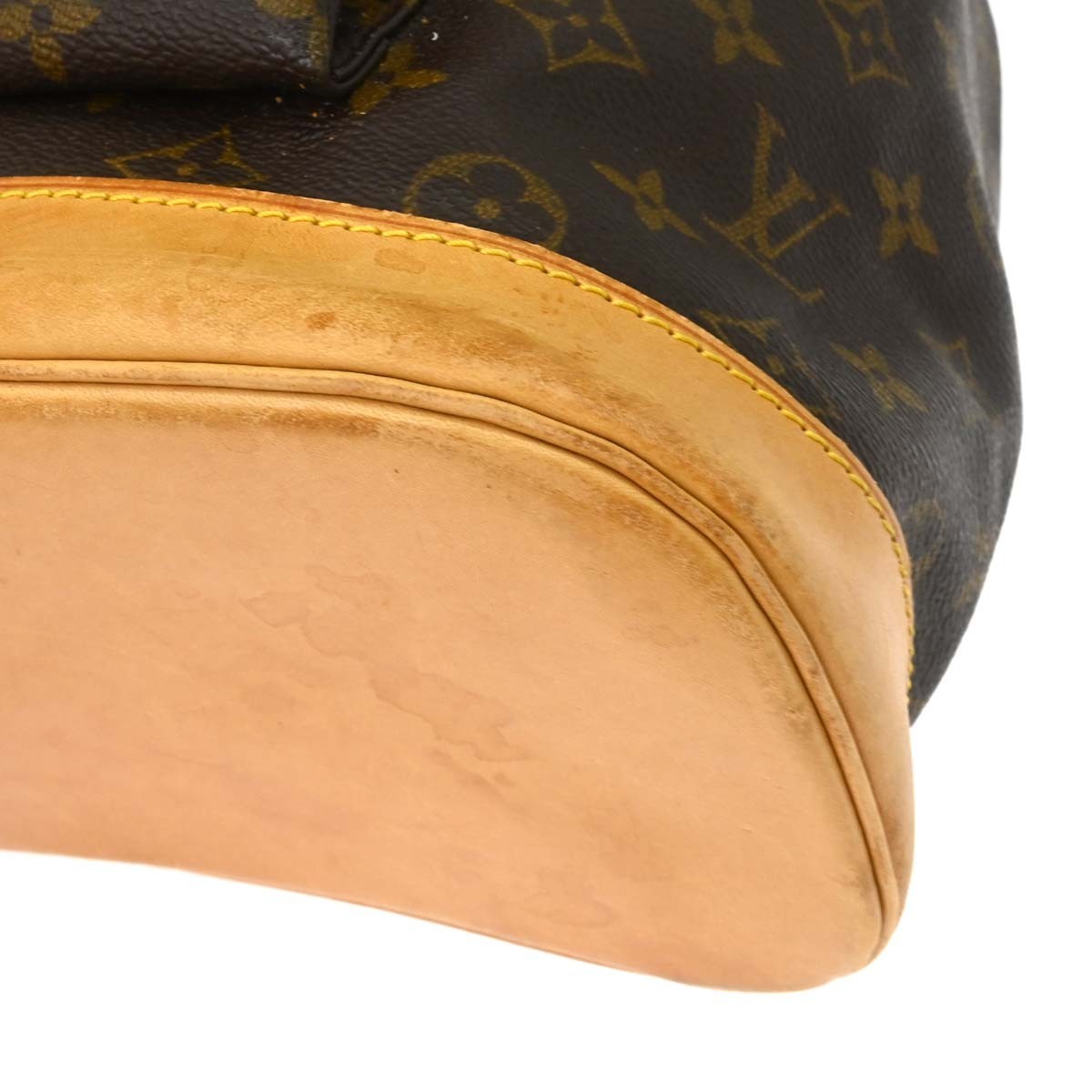 Louis Vuitton Vintage Montsouris Monogram Canvas Brown Canvas Backpack Bag (Pre-Owned)