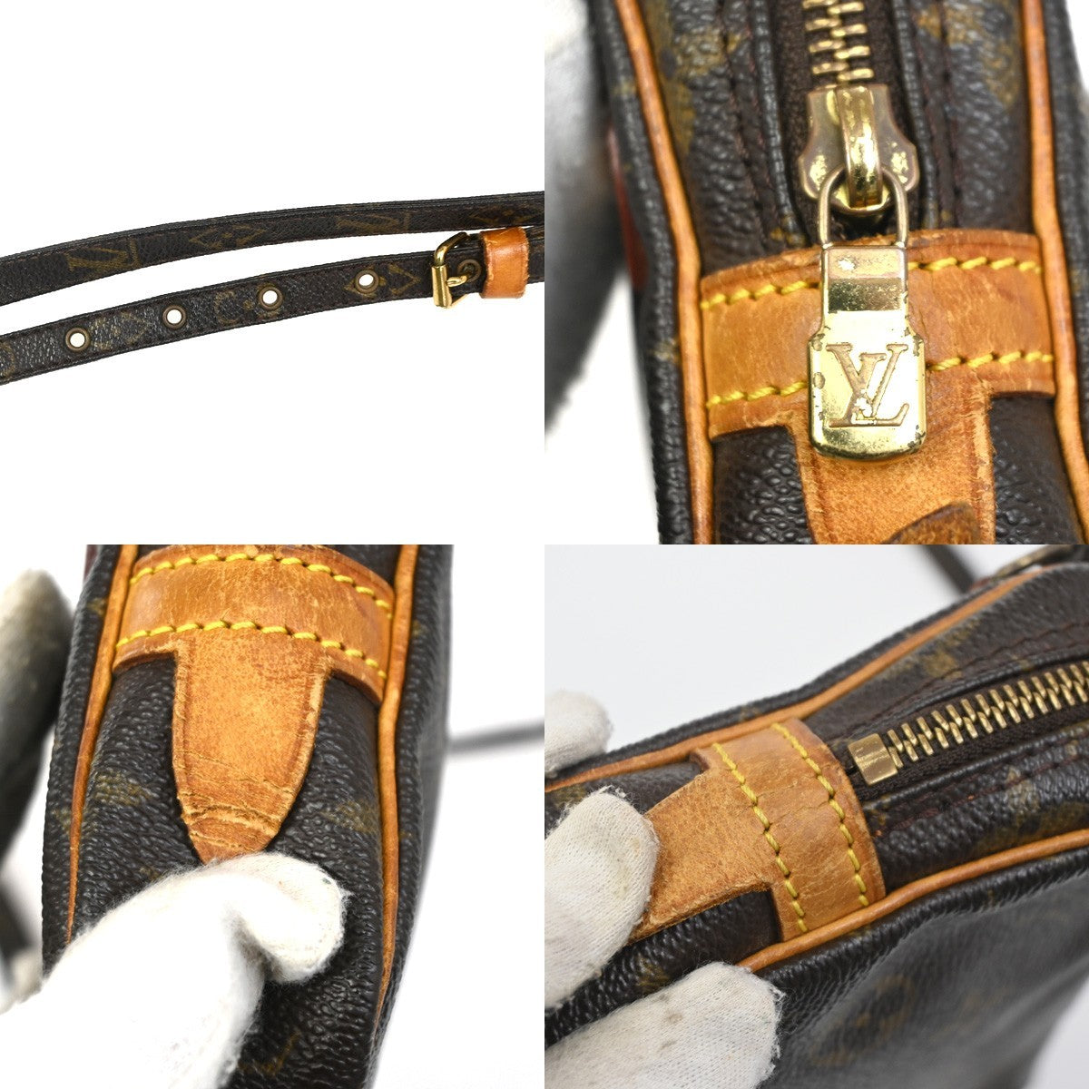 Louis Vuitton Pochette Marly Bandouliere Monogram Canvas Brown Canvas Shoulder Bag Bag (Pre-Owned)