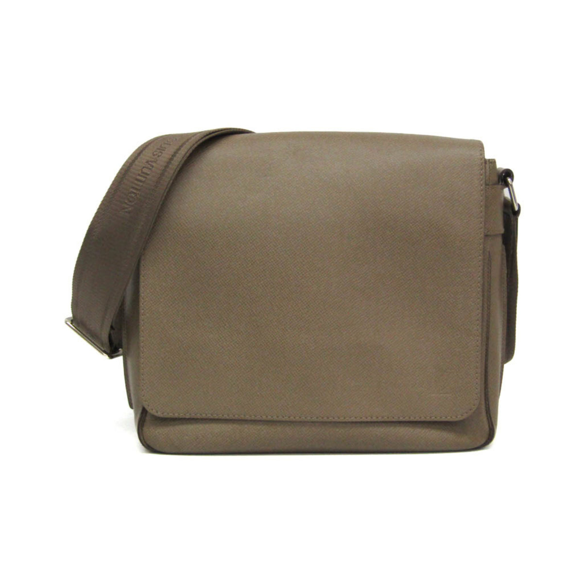 Louis Vuitton Roman Taiga Leather Beige Leather Shoulder Bag Bag (Pre-Owned)