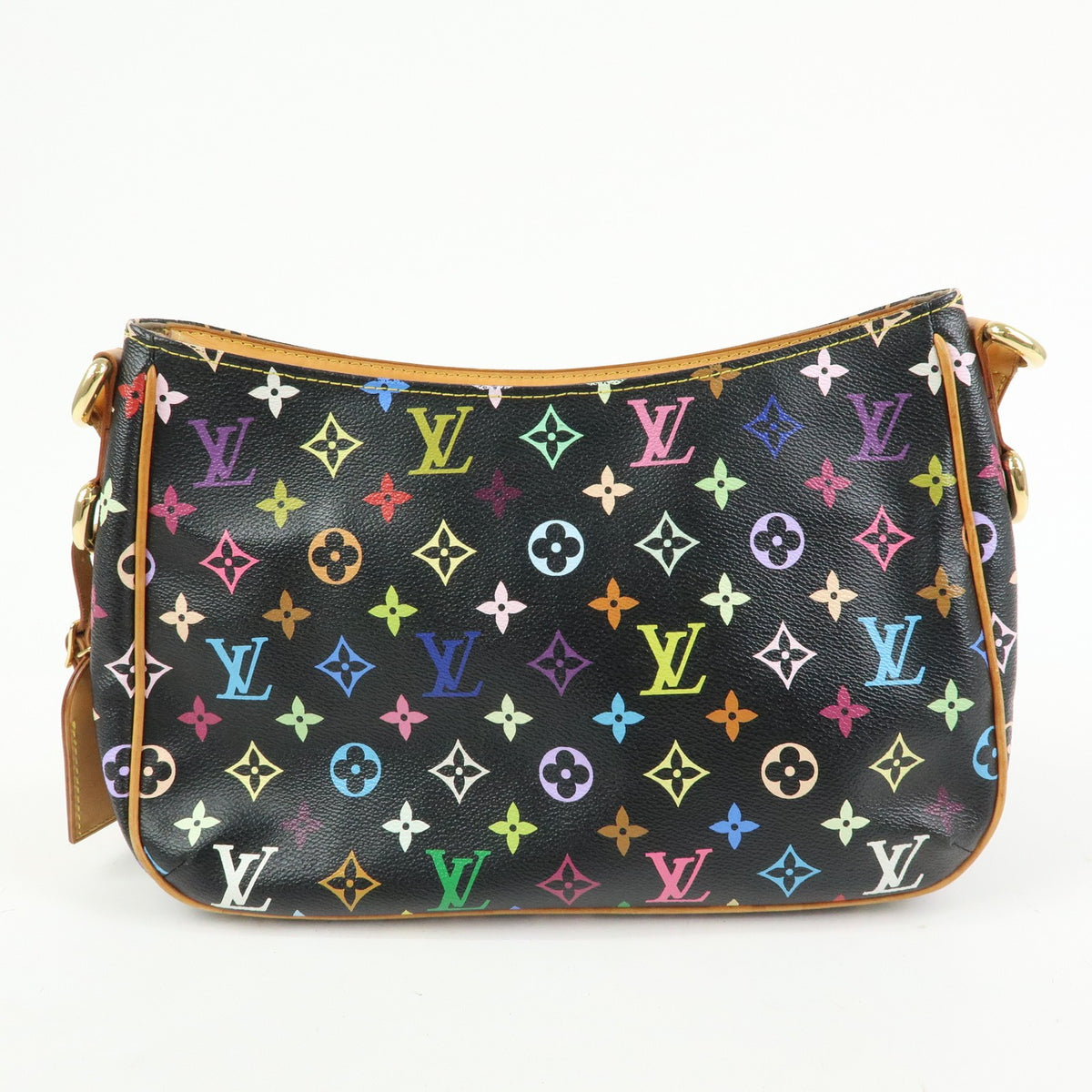 Louis Vuitton Lodge Monogram Multicolor Black Canvas Handbag (Pre-Owned)