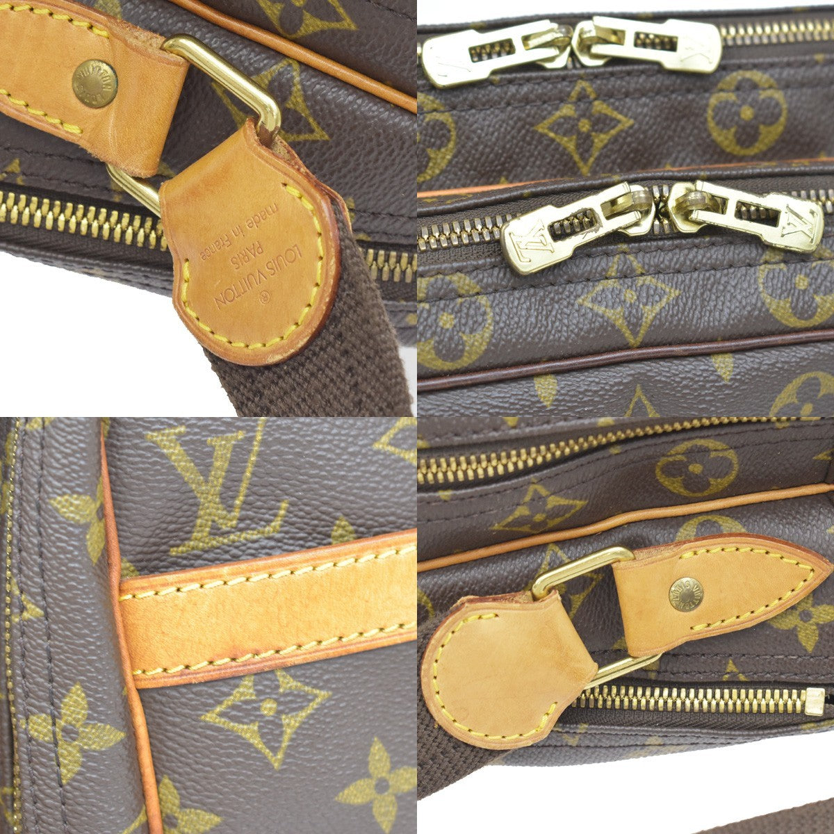 Louis Vuitton Reporter Monogram Canvas Brown Canvas Shoulder Bag Bag (Pre-Owned)