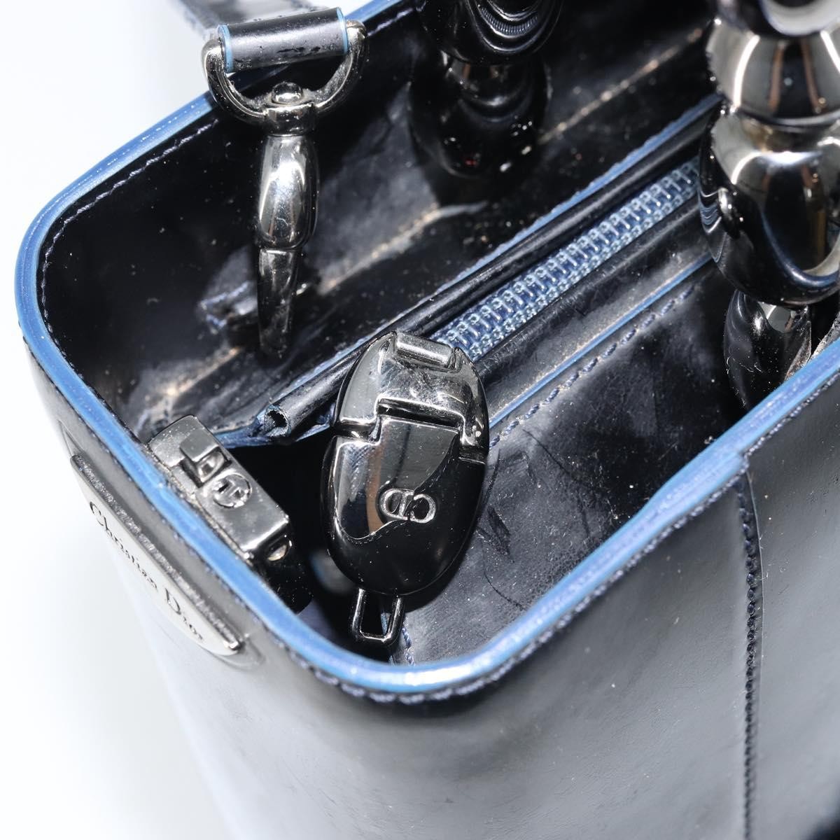 Christian Dior Malice Leather Black Leather Handbag (Pre-Owned)