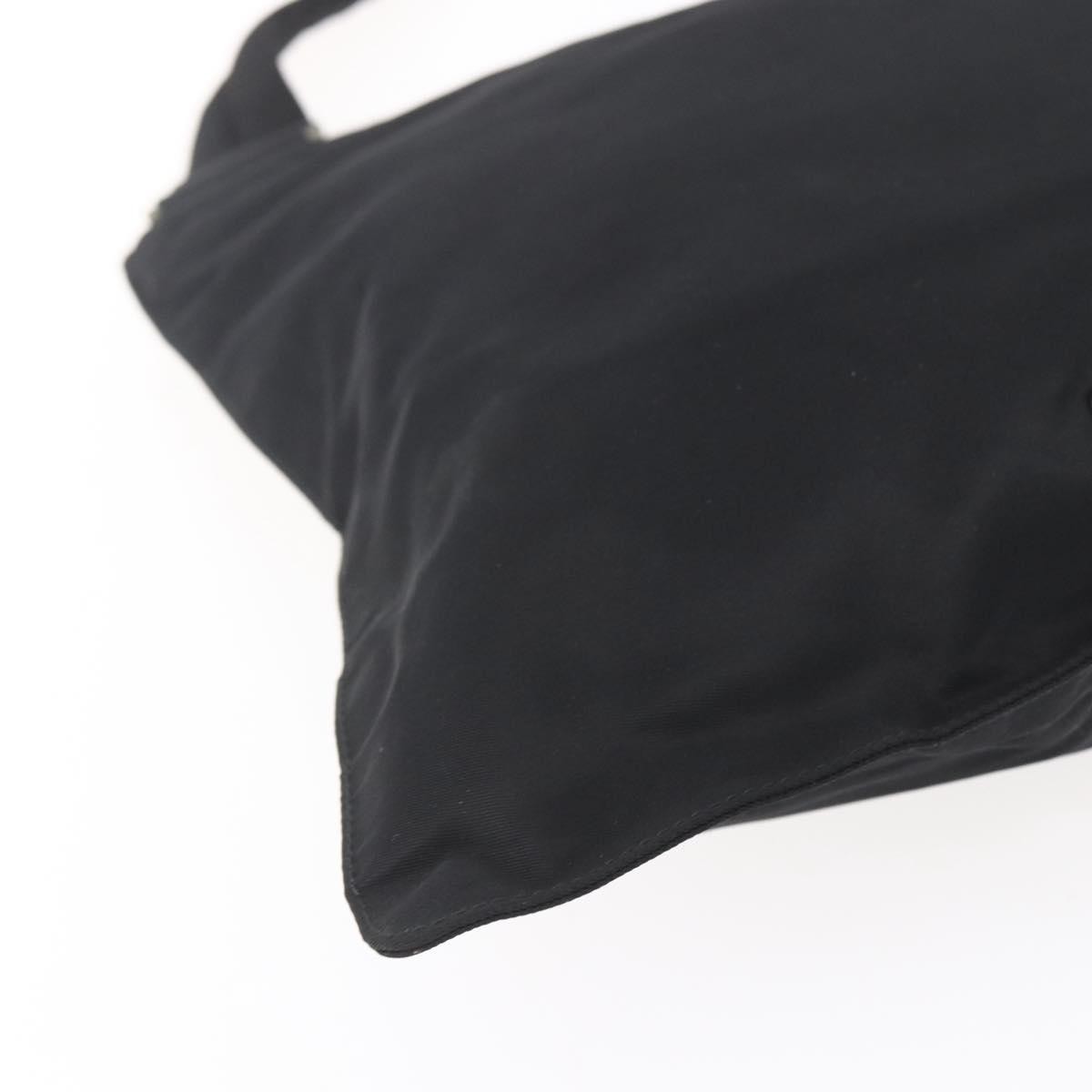 Prada Flat Messenger Tessuto Black Nylon Shoulder Bag Bag (Pre-Owned)