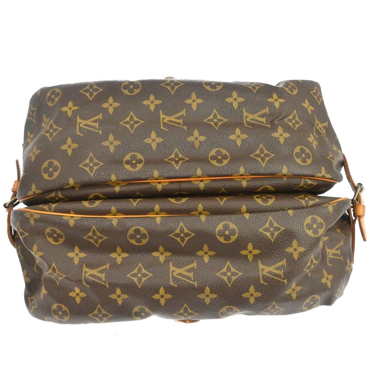 Louis Vuitton Saumur Monogram Brown Canvas Shoulder Bag Bag (Pre-Owned)
