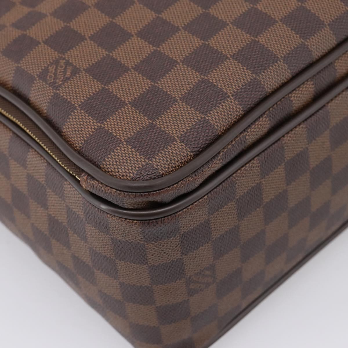Louis Vuitton Icare Laptop Damier Ebene Brown Canvas Briefcase Bag (Pre-Owned)