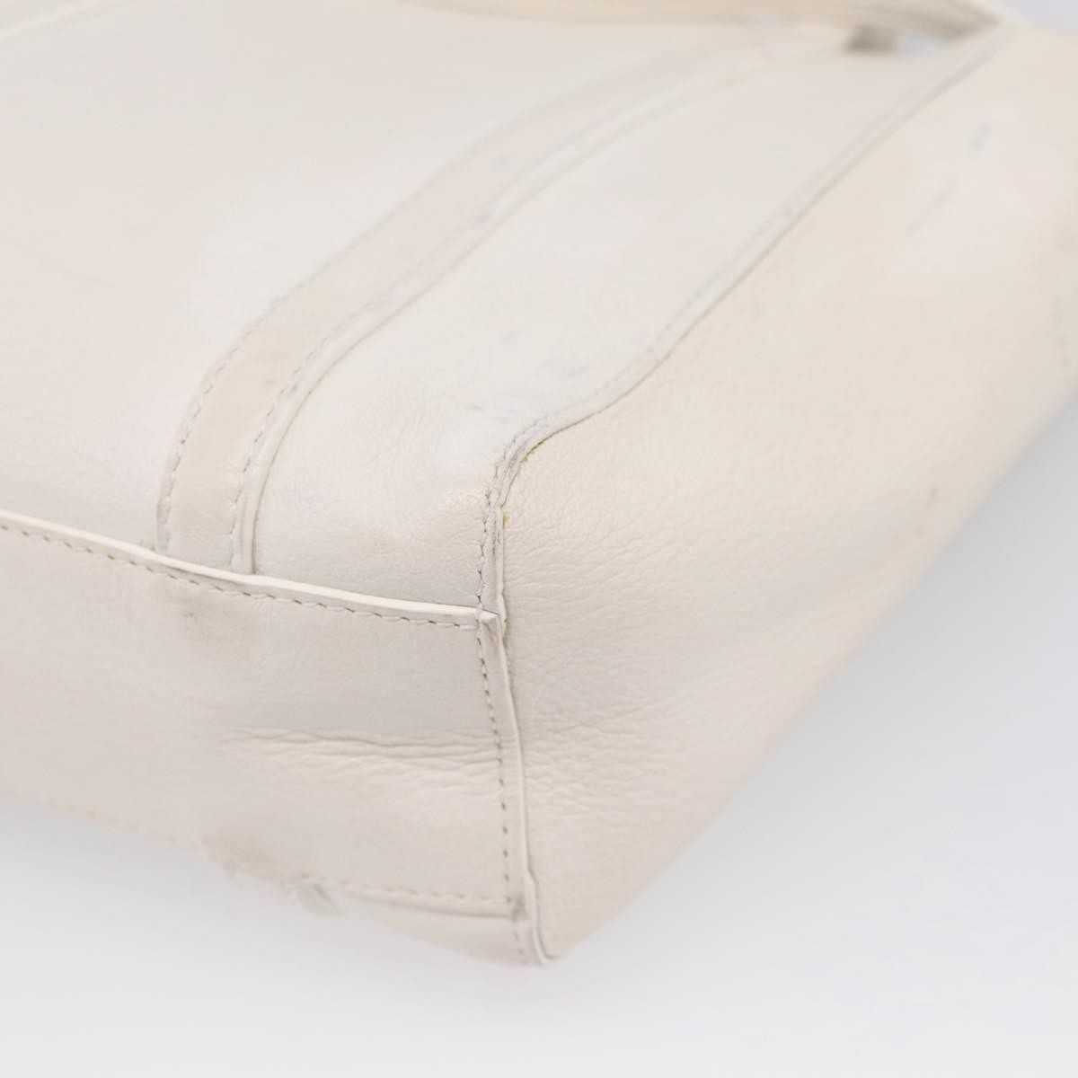 Balenciaga Everyday Leather White Leather Tote Bag Bag (Pre-Owned)