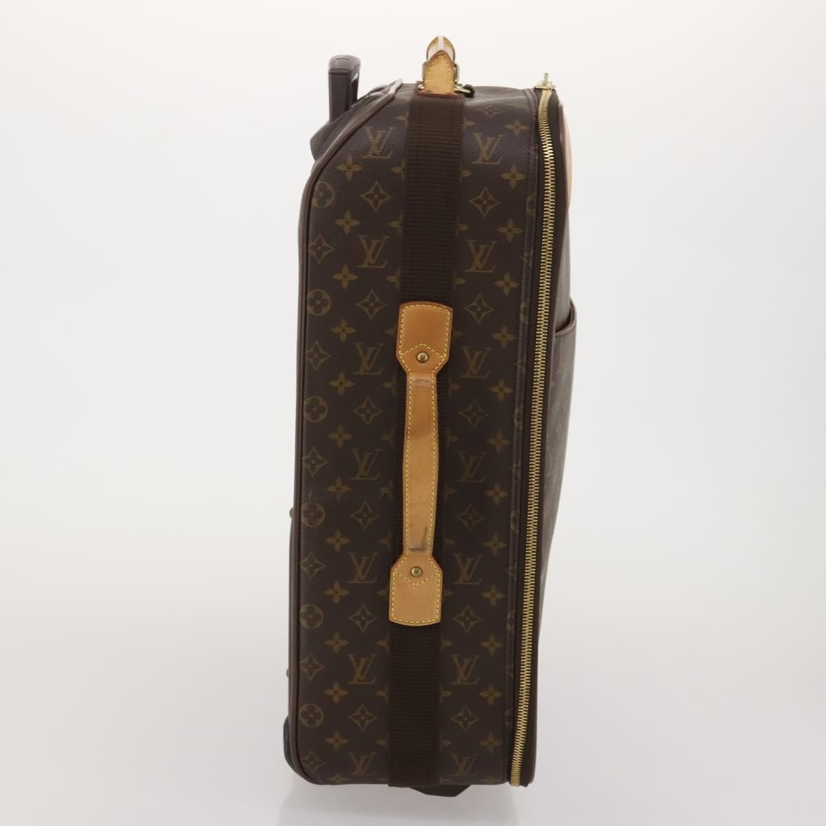 Louis Vuitton Pegase Luggage Monogram Canvas Brown Canvas Travel Bag Bag (Pre-Owned)