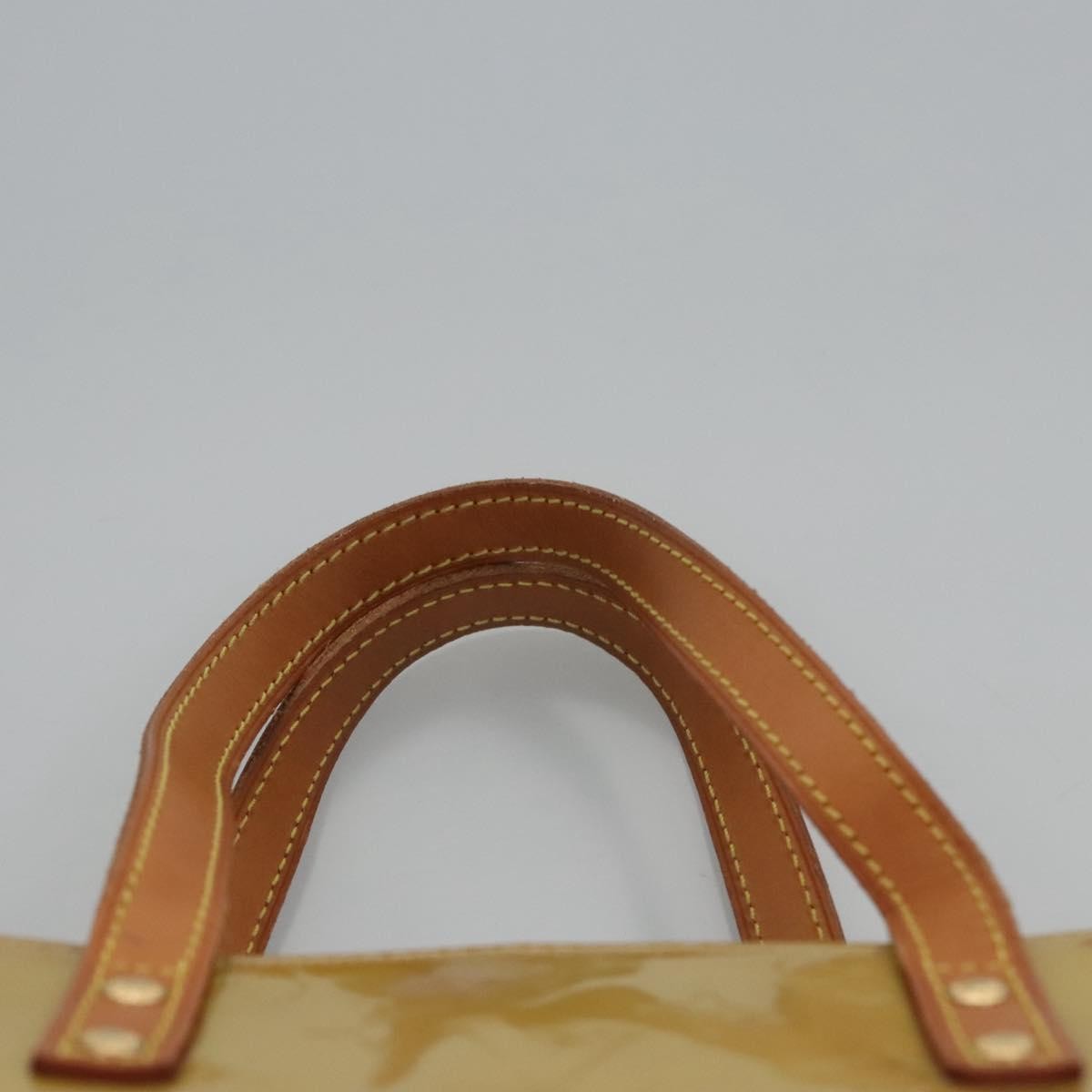Louis Vuitton Reade Monogram Vernis Beige Patent_Leather Handbag (Pre-Owned)
