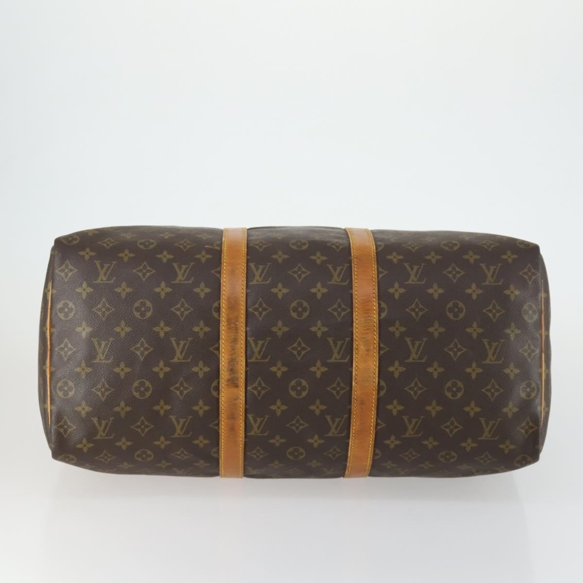 Louis Vuitton Keepall Monogram Canvas Brown Canvas Travel Bag Bag (Pre-Owned)