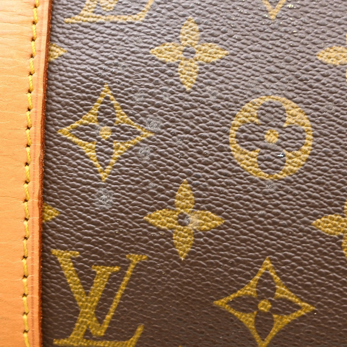Louis Vuitton Keepall Bandouliere Monogram Canvas Brown Canvas Travel Bag Bag (Pre-Owned)
