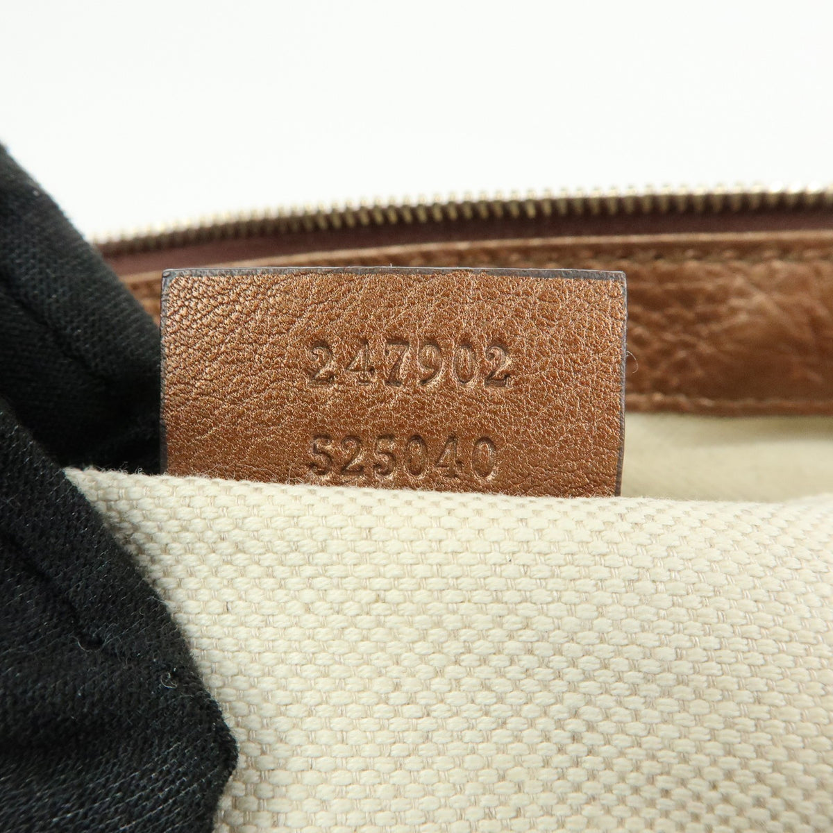 Gucci Sukey Top Handle Satchel Leather Brown Leather Handbag (Pre-Owned)