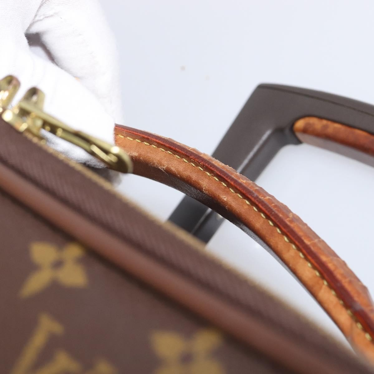 Louis Vuitton Pegase Luggage Monogram Canvas Brown Canvas Travel Bag Bag (Pre-Owned)