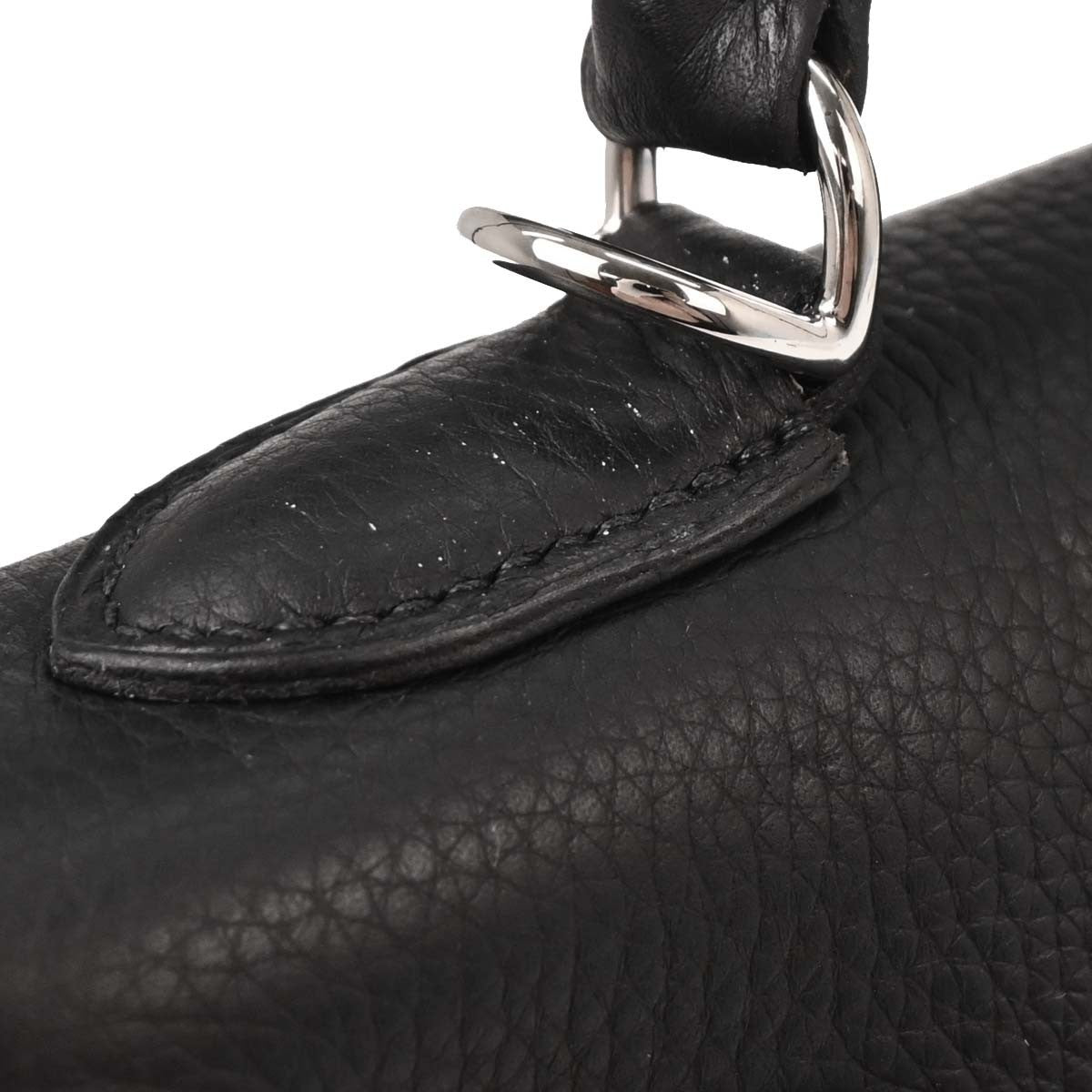 Hermes Kelly Black Togo With Gold Hardware Black Togo_Leather Handbag (Pre-Owned)