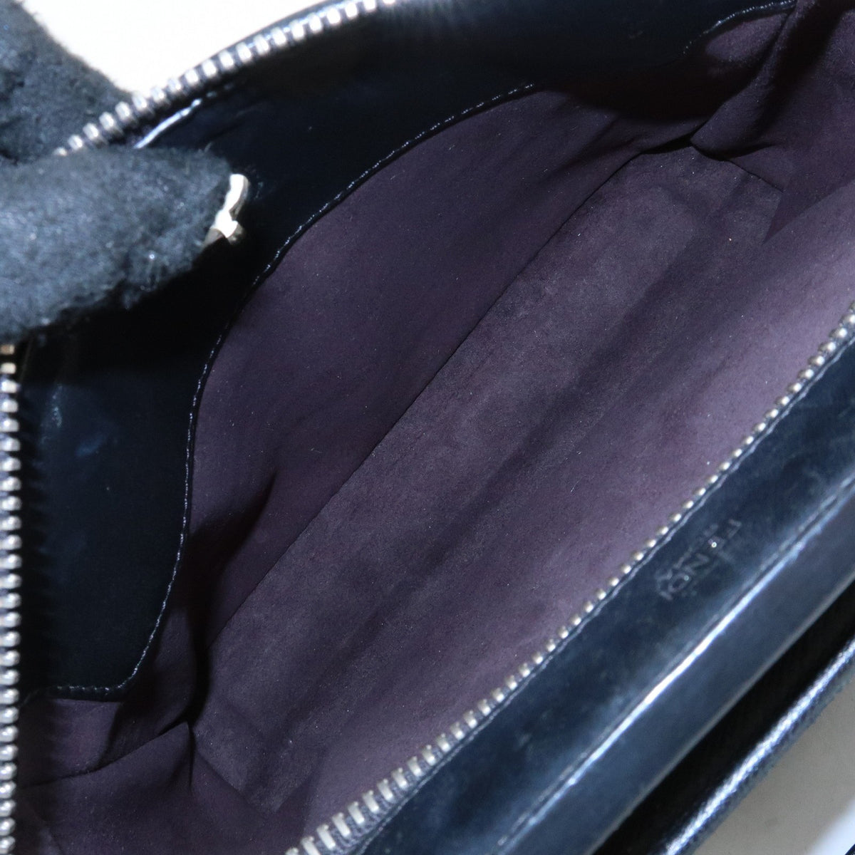 Fendi Dotcom Click Quilted Leather Black Leather Shoulder Bag Bag (Pre-Owned)