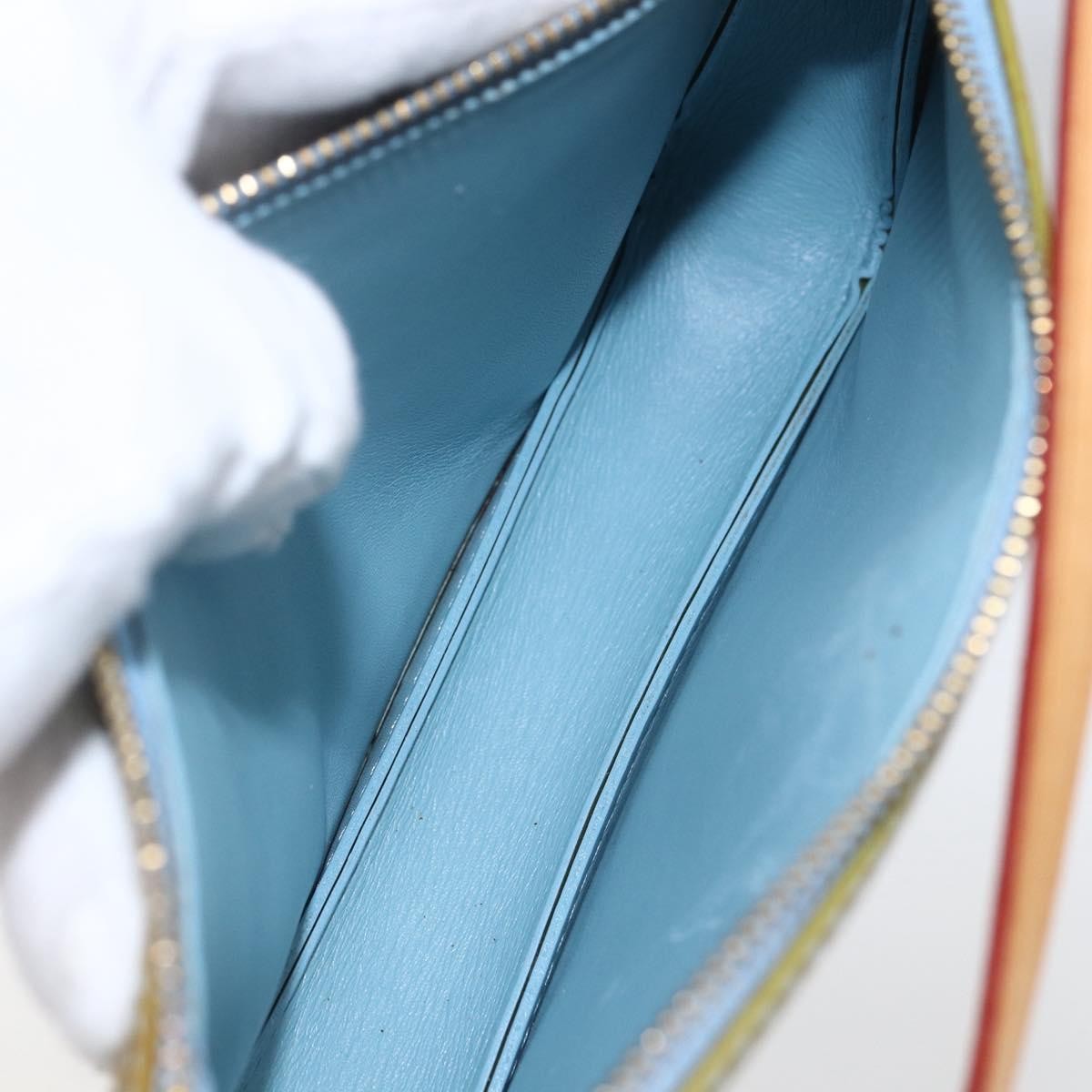 Louis Vuitton Lexington Pochette Monogram Vernis Blue Patent_Leather Clutche & Pouche Bag (Pre-Owned)