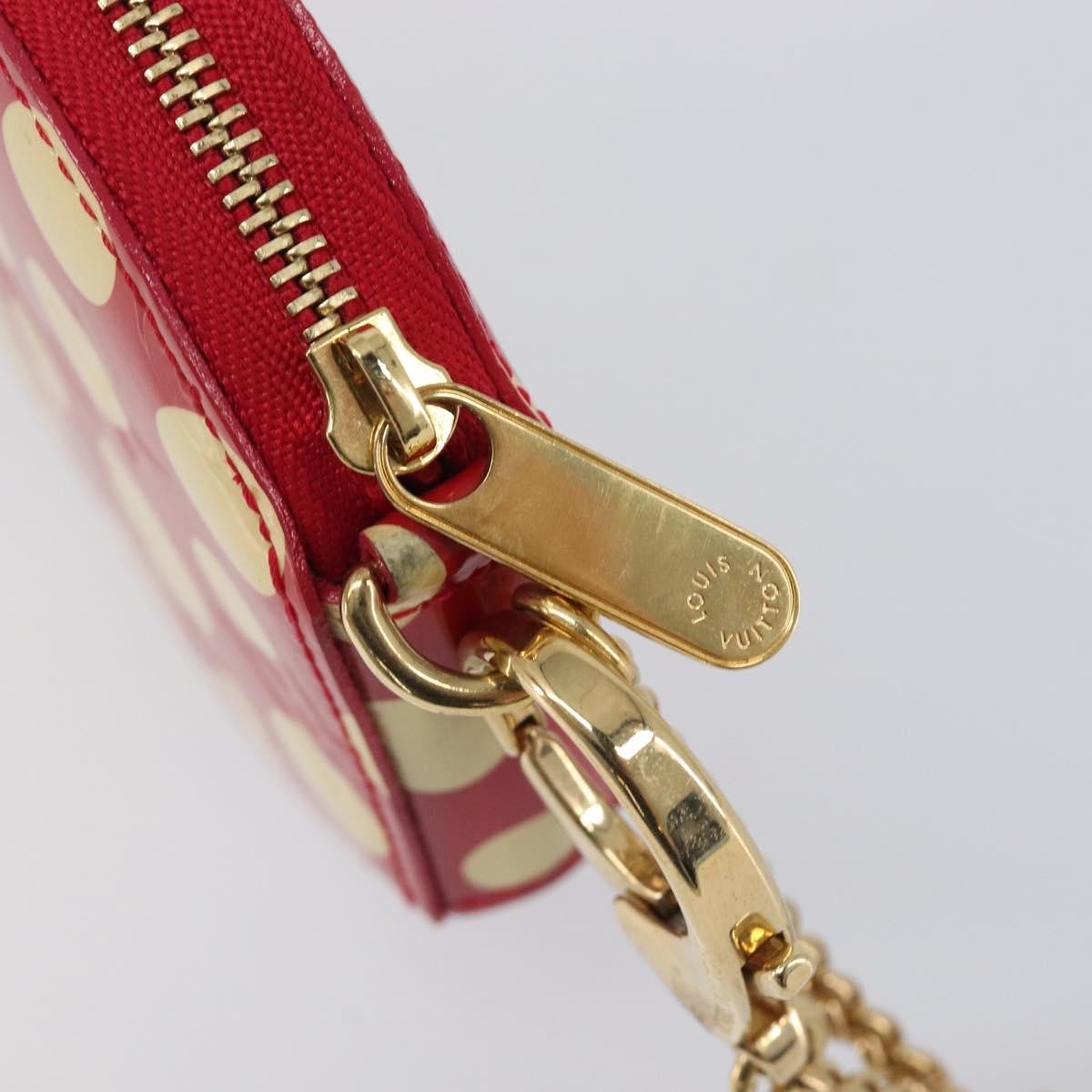 Louis Vuitton Boite Chapeau Coin Purse Patent Leather Red Patent_Leather Wallets Accessory (Pre-Owned)