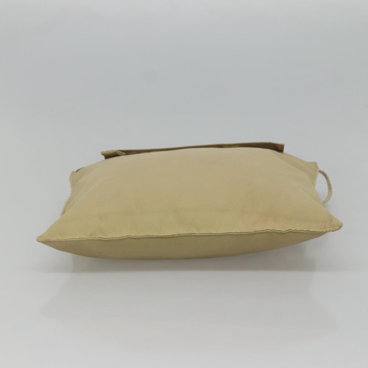 Burberry Blue Label Nylon Beige Nylon Shoulder Bag Bag (Pre-Owned)