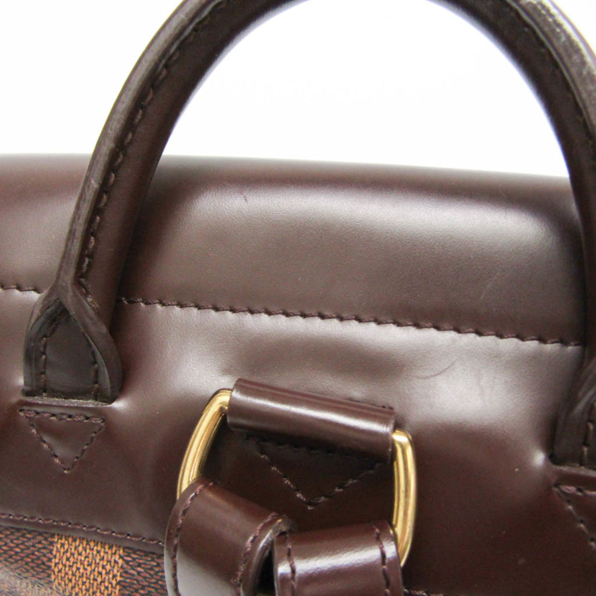 Louis Vuitton Soho Damier Brown Canvas Backpack Bag (Pre-Owned)