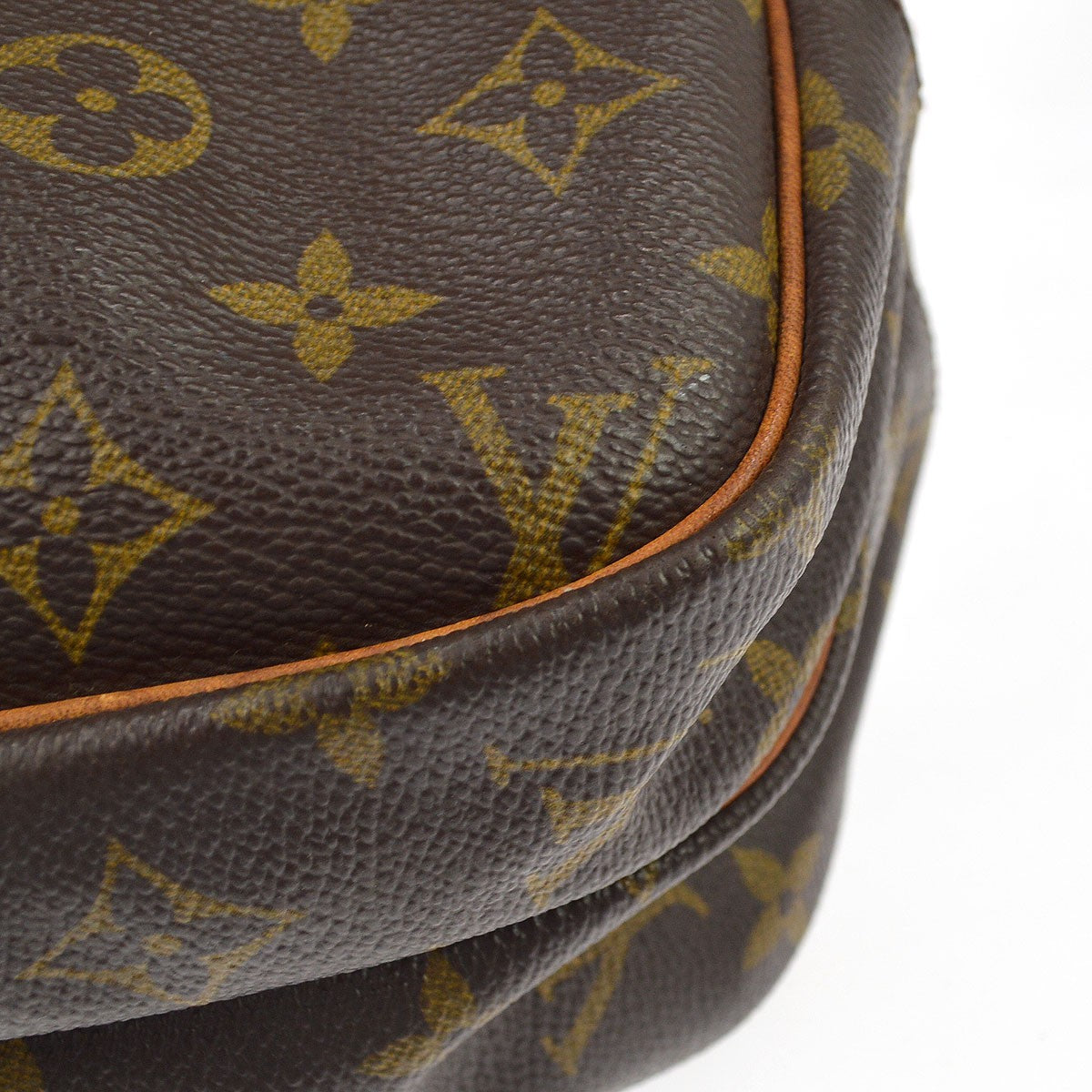 Louis Vuitton Reporter Monogram Brown Canvas Shoulder Bag Bag (Pre-Owned)