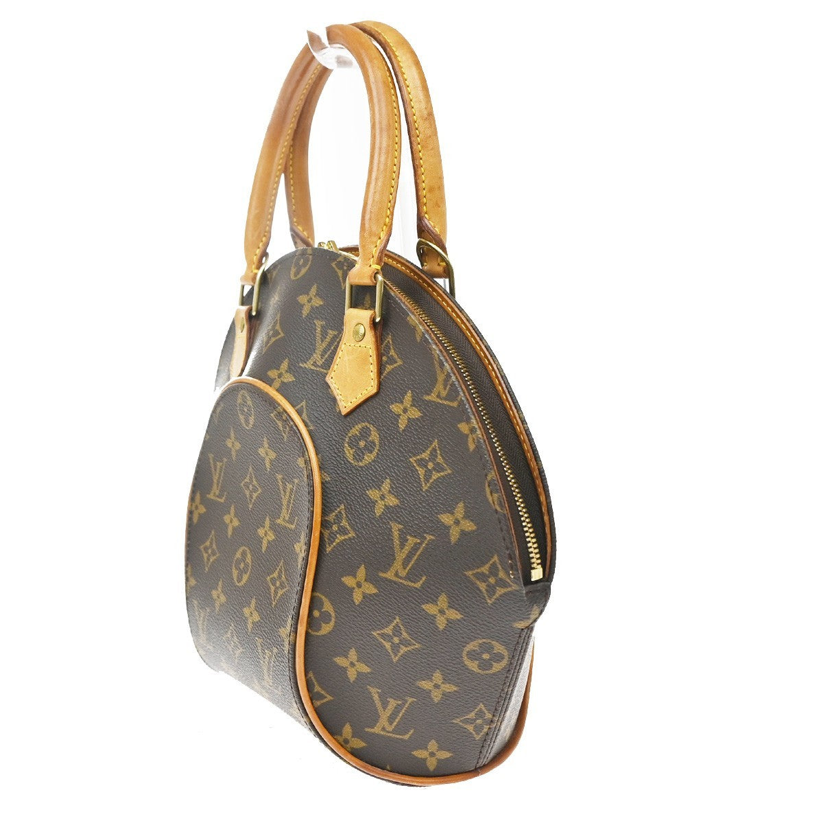 Louis Vuitton Ellipse Monogram Canvas Brown Canvas Handbag (Pre-Owned)