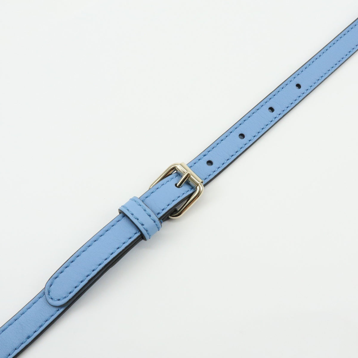 Gucci Convertible Dome Satchel Microguccissima Leather Blue Leather Handbag (Pre-Owned)