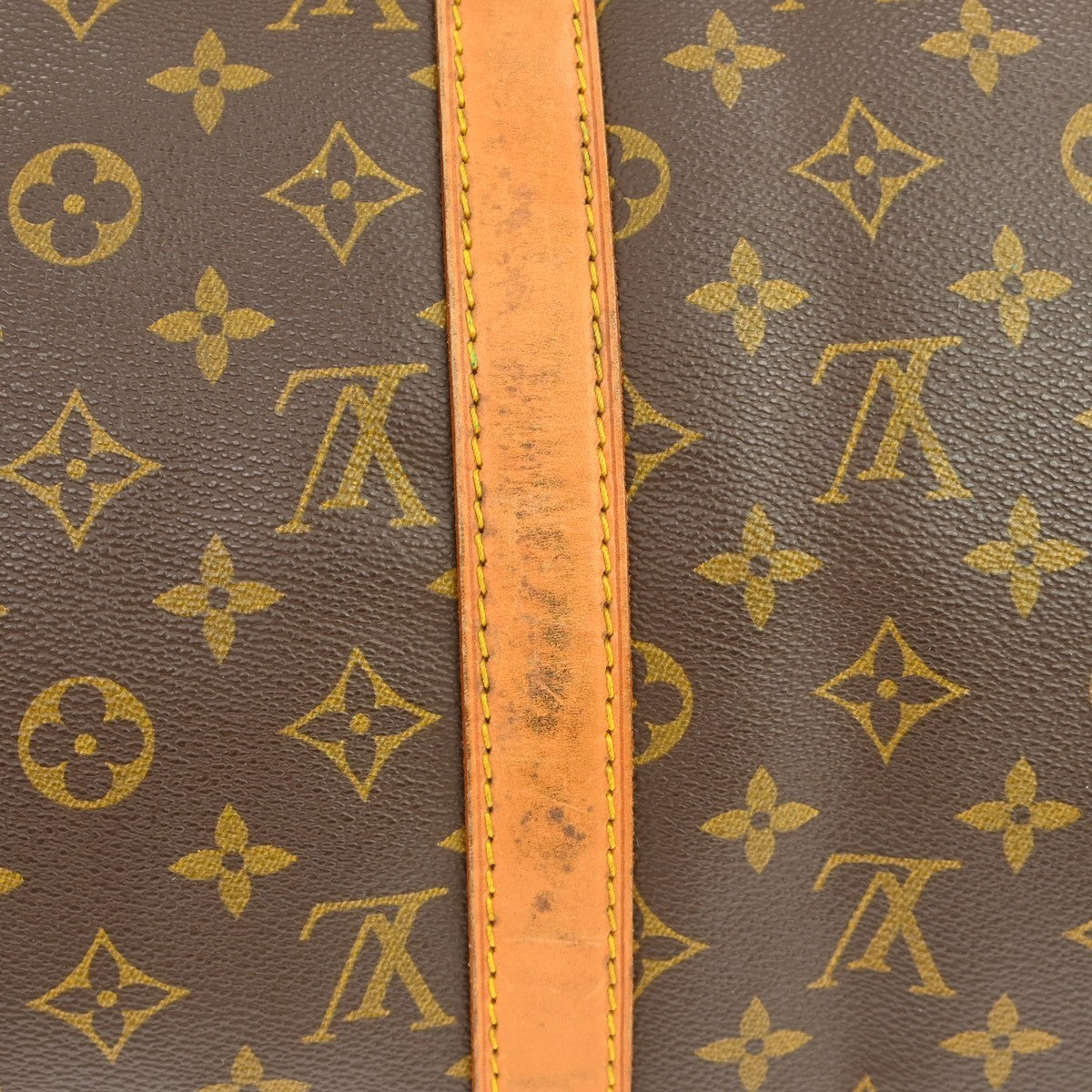 Louis Vuitton Keepall Monogram Brown Canvas Travel Bag Bag (Pre-Owned)