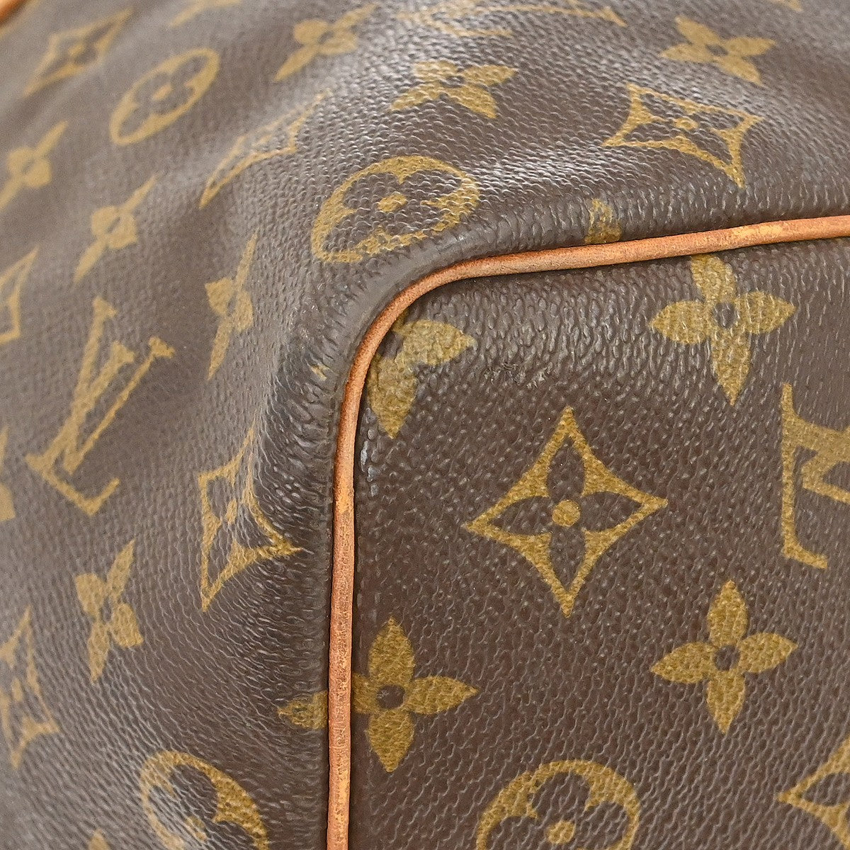 Louis Vuitton Keepall Monogram Canvas Brown Canvas Travel Bag Bag (Pre-Owned)