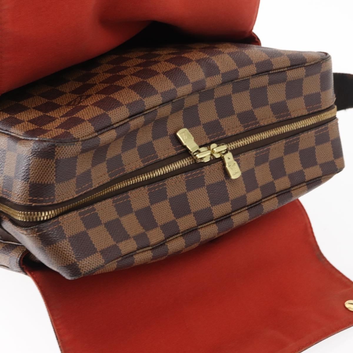Louis Vuitton Naviglio Damier Ebene Brown Canvas Shoulder Bag Bag (Pre-Owned)