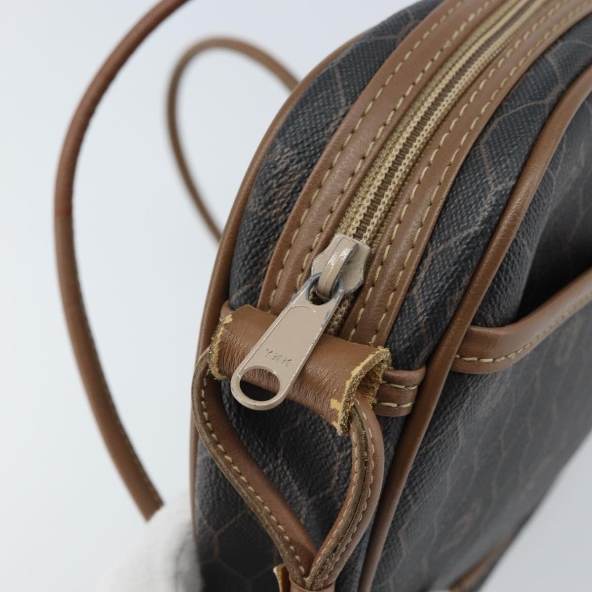 Christian Dior Vintage Honeycomb Canvas And Leather Black Canvas Shoulder Bag Bag (Pre-Owned)