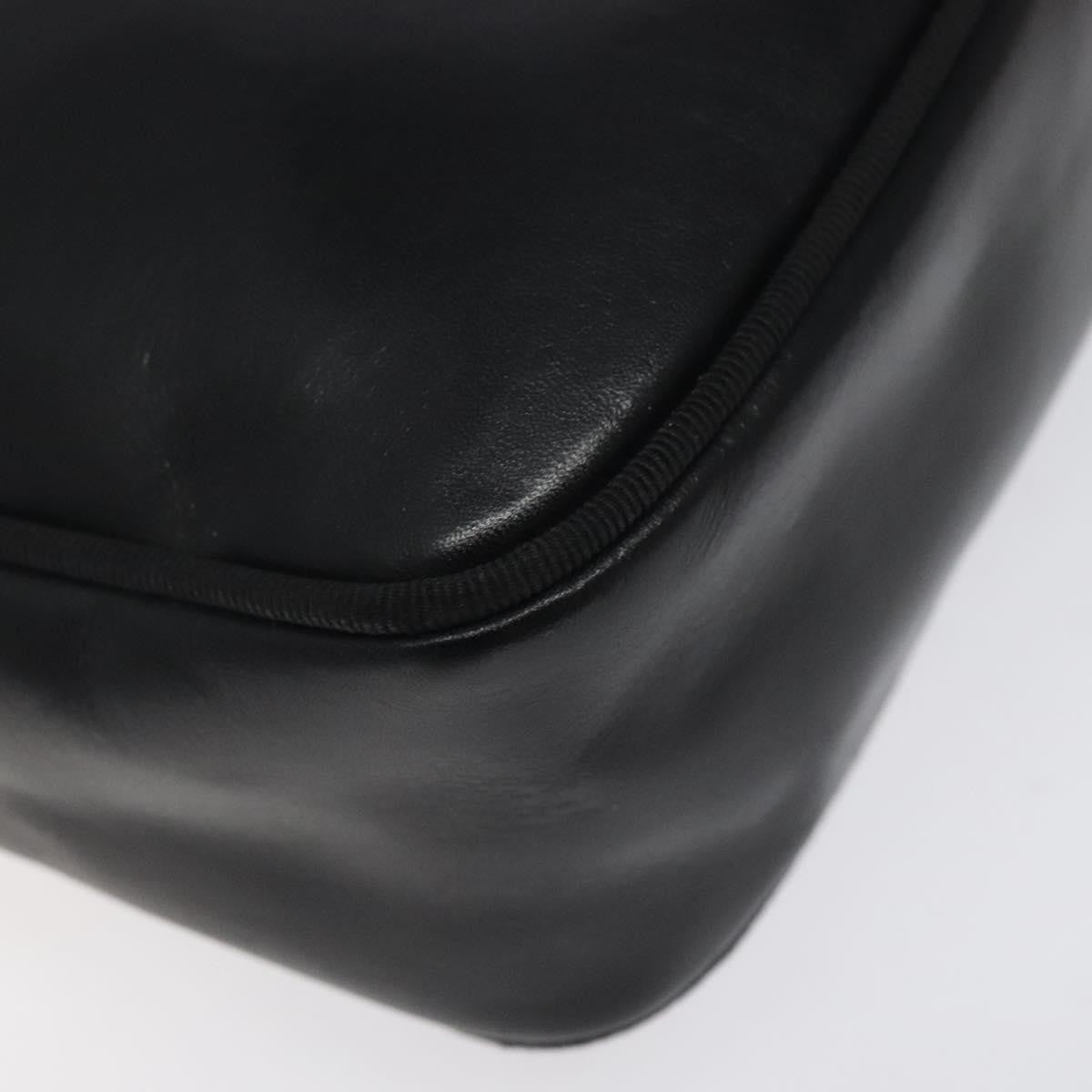 Salvatore Ferragamo Vara Bow Camera Leather Black Leather Shoulder Bag Bag (Pre-Owned)